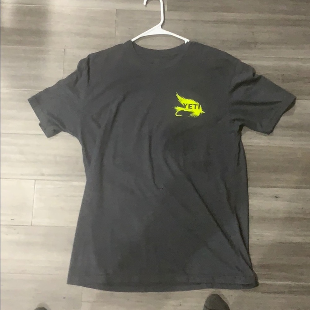 Dark grey yeti tee